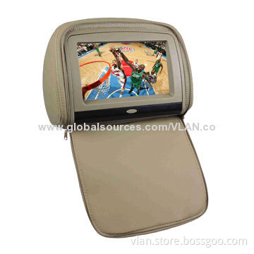 7-inch Headrest DVD Monitor, -40 to +65°C Operating Temperature